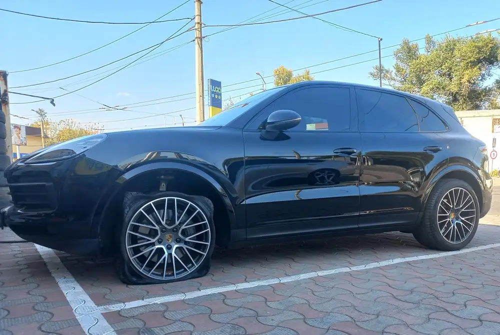 Накачивание шин азотом